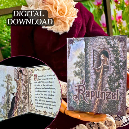 Rapunzel Miniature Book