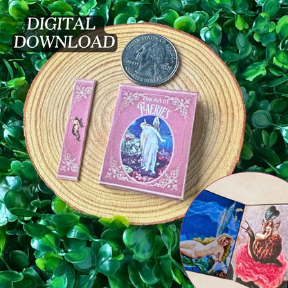 Printable The Art of Faeries Miniature Book of Fairy Art - Instant PDF Download