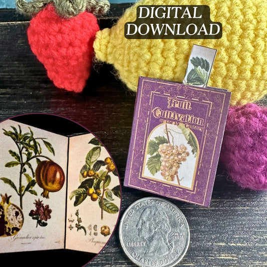 Fruit Cultivation of the 19th Century Miniature Reference Book