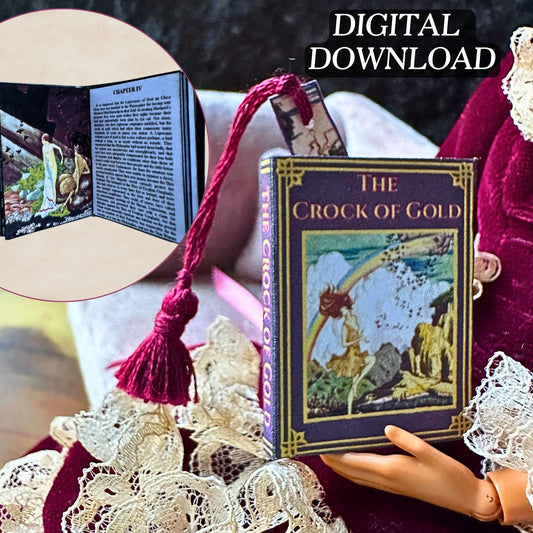 Printable The Crock of Gold Miniature Book - Instant PDF Download