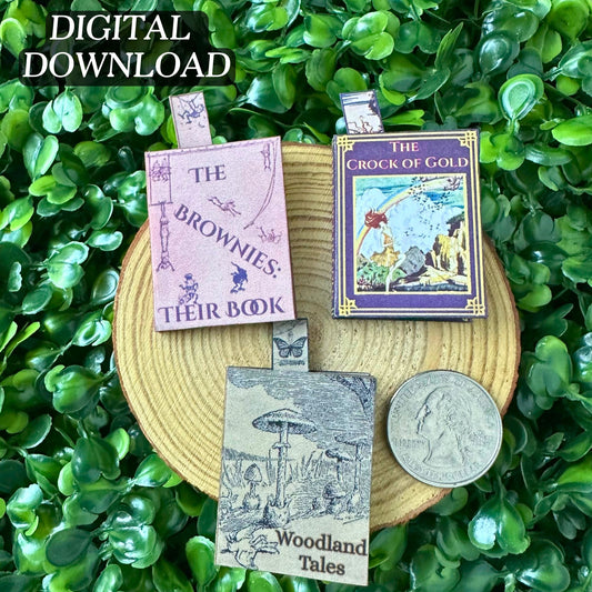 Printable Take to the Woods Miniature Book Bundle of 3 - Instant PDF Download
