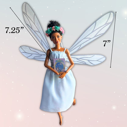 Printable 11.5" Fashion Doll Fairy Wings - Instant PDF Download