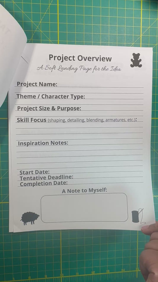 The Needle Felter's Log - Instant PDF Download