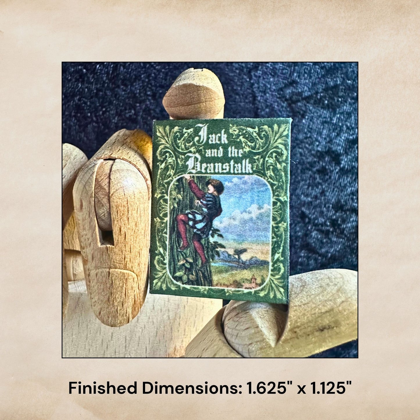 Printable Jack and the Beanstalk Miniature Book - Instant PDF Download