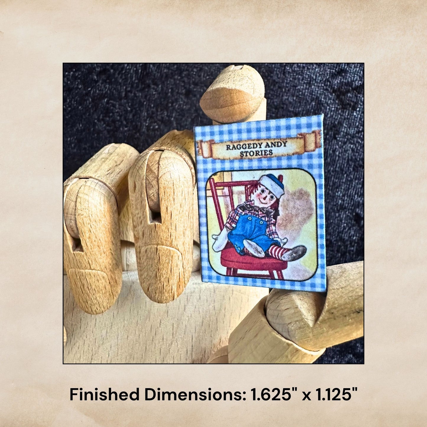 Printable Raggedy Andy Stories Miniature Book - Instant PDF Download