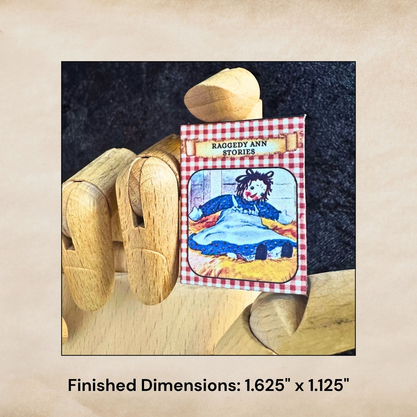 Printable Raggedy Ann Stories Miniature Book - Instant PDF Download