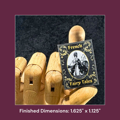 Printable French Fairy Tales Miniature Book - Instant PDF Download