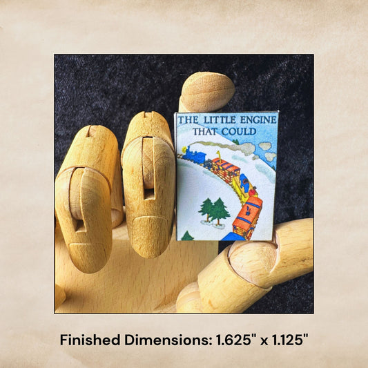 Printable The Little Engine That Could Miniature Book - Instant PDF Download