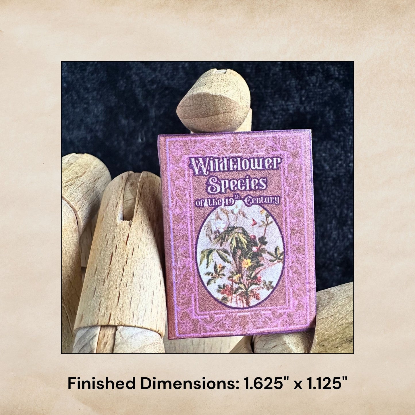 Wildflower Species of the 19th Century Miniature Reference Book