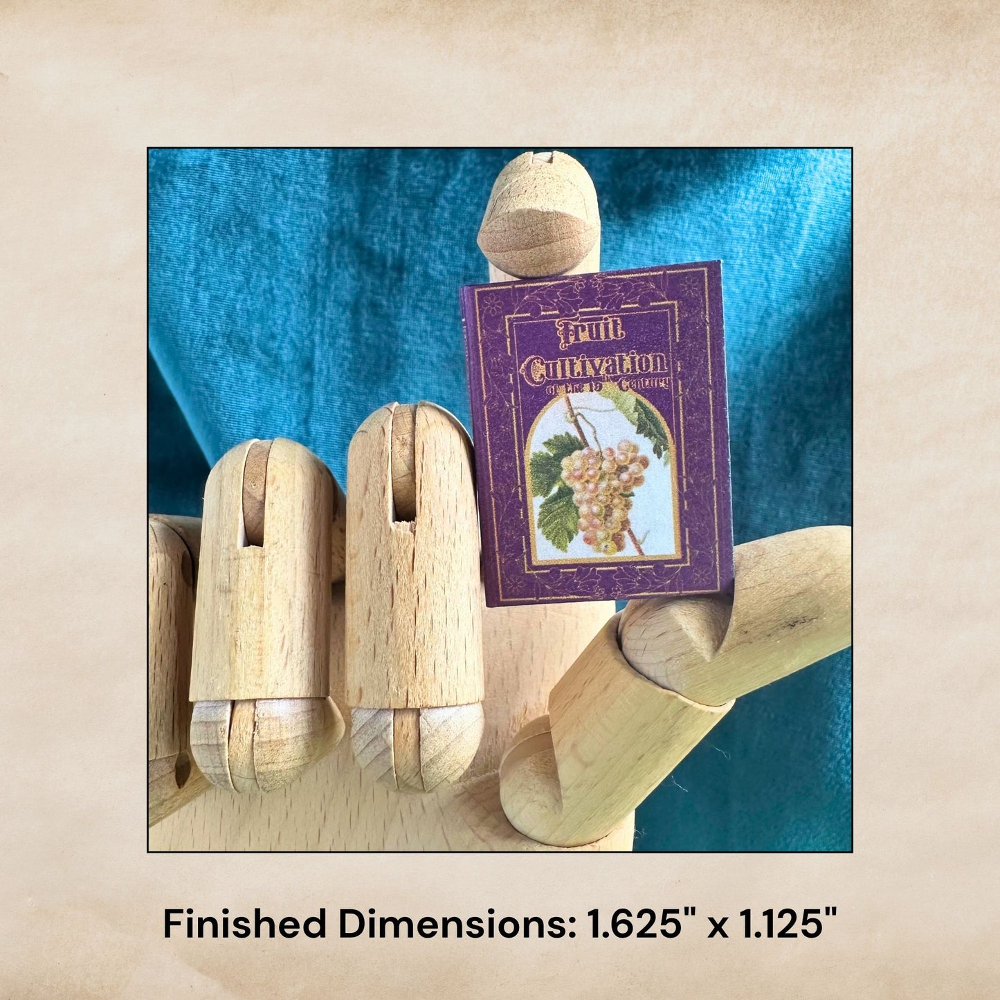 Fruit Cultivation of the 19th Century Miniature Reference Book