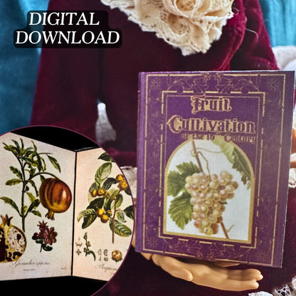 Fruit Cultivation of the 19th Century Miniature Reference Book