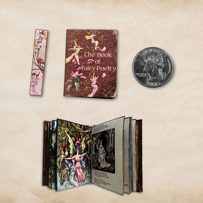 Printable The Book of Fairy Poetry Miniature Book - Instant PDF Download