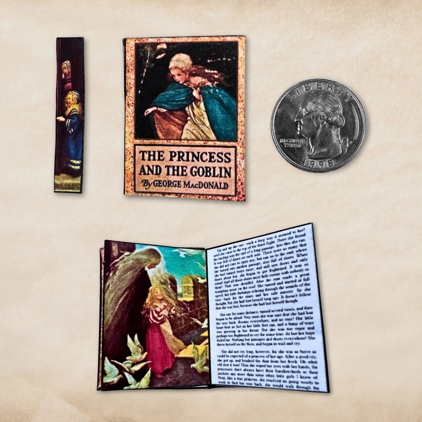 Printable The Princess and the Goblin Miniature Book - Instant PDF Download