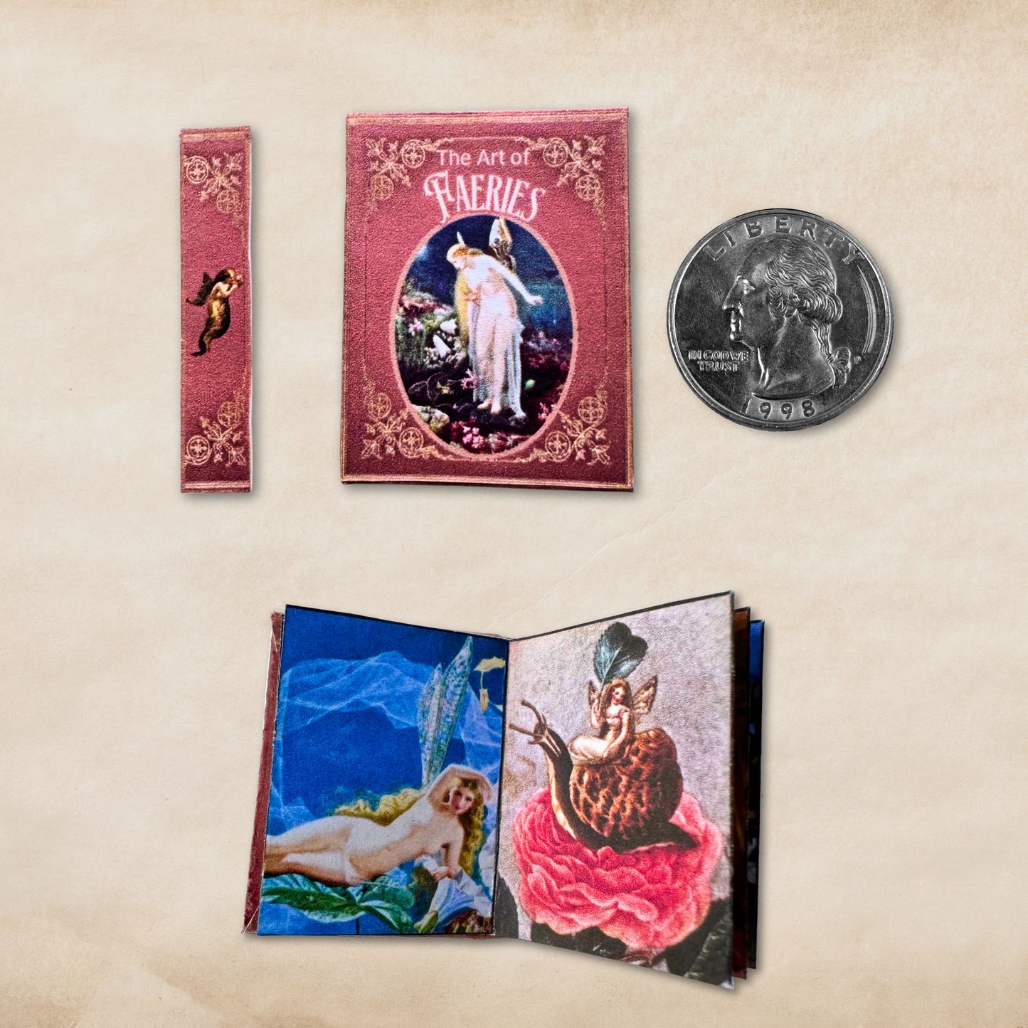 Printable The Art of Faeries Miniature Book of Fairy Art - Instant PDF Download
