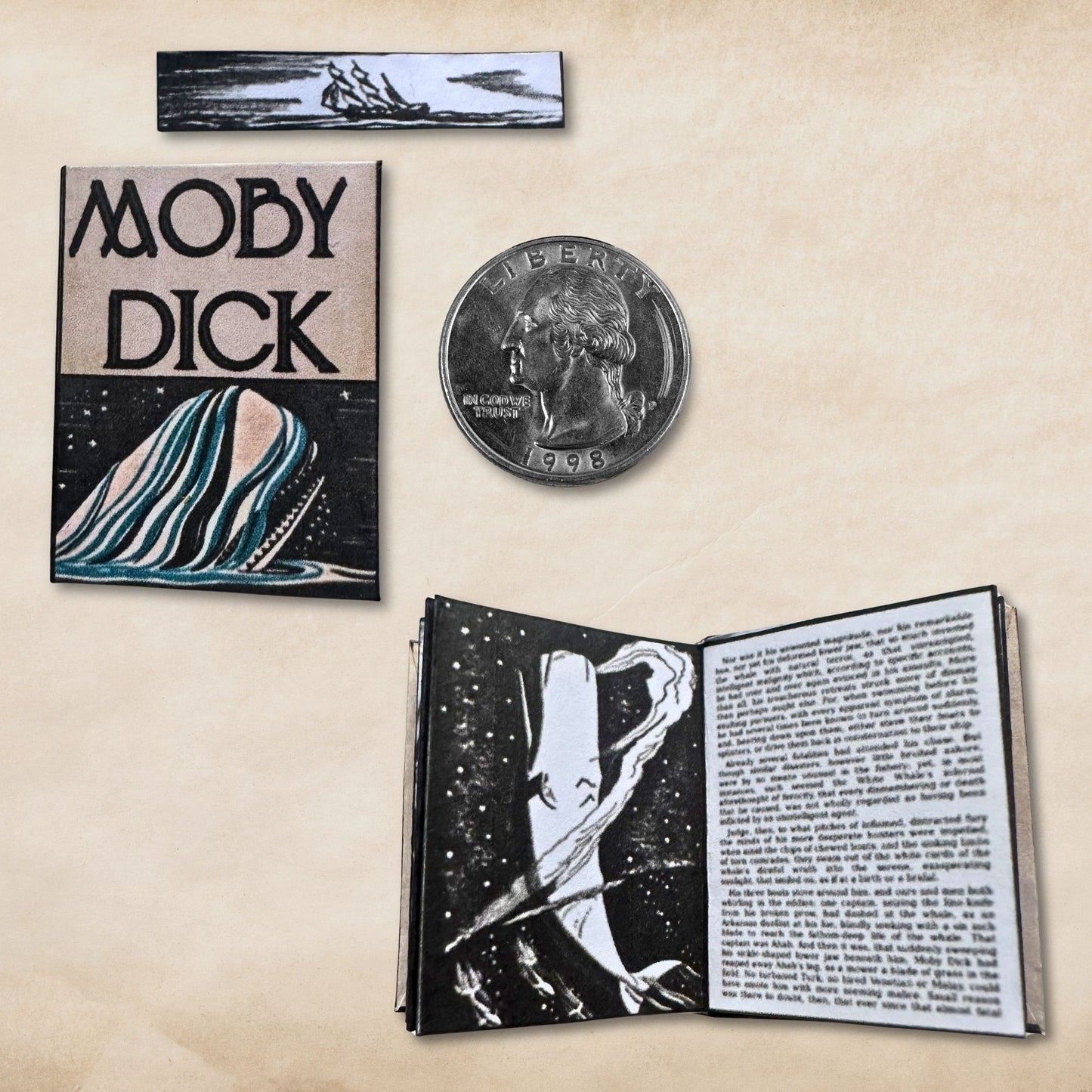 Moby Dick Miniature Book