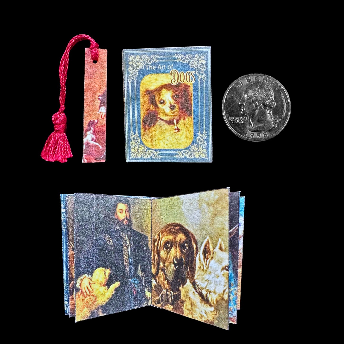 Printable Dogs Miniature Book of Art - Instant PDF Download