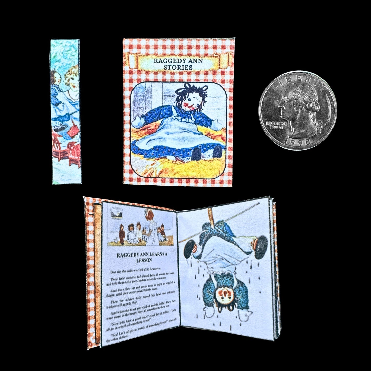 Printable Raggedy Ann Stories Miniature Book - Instant PDF Download