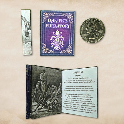 Printable Dante's Purgatory Miniature Book - Instant PDF Download