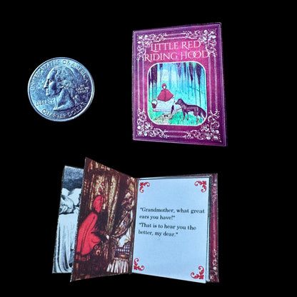 Printable Little Red Riding Hood Miniature Book - Instant PDF Download