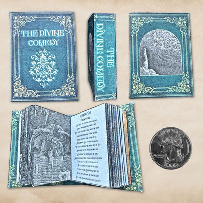 Printable The Divine Comedy Miniature Book - Instant PDF Download