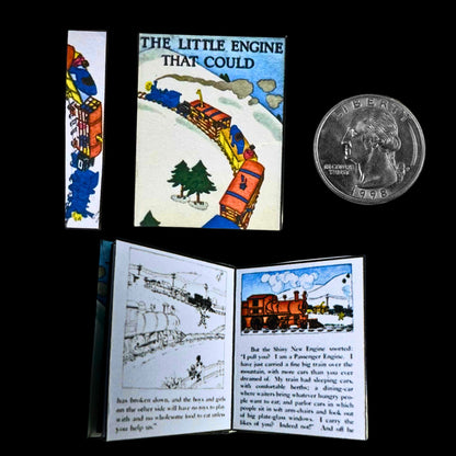 Printable The Little Engine That Could Miniature Book - Instant PDF Download