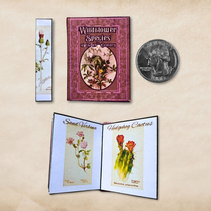 Wildflower Species of the 19th Century Miniature Reference Book