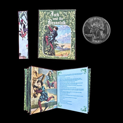 Printable Jack and the Beanstalk Miniature Book - Instant PDF Download