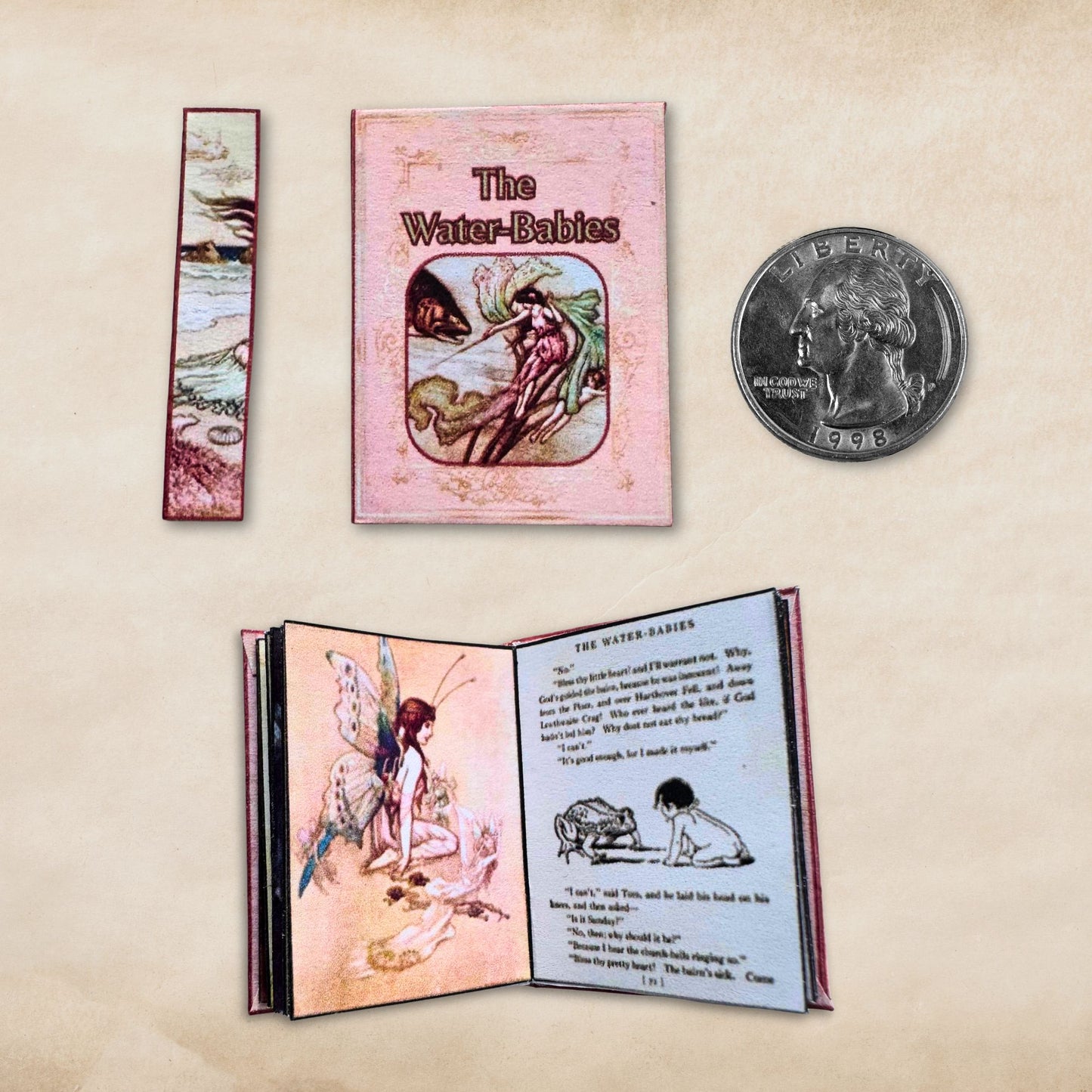 Printable The Water Babies Miniature Book - Instant PDF Download