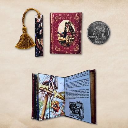 Printable Treasure Island Miniature Book - Instant PDF Download