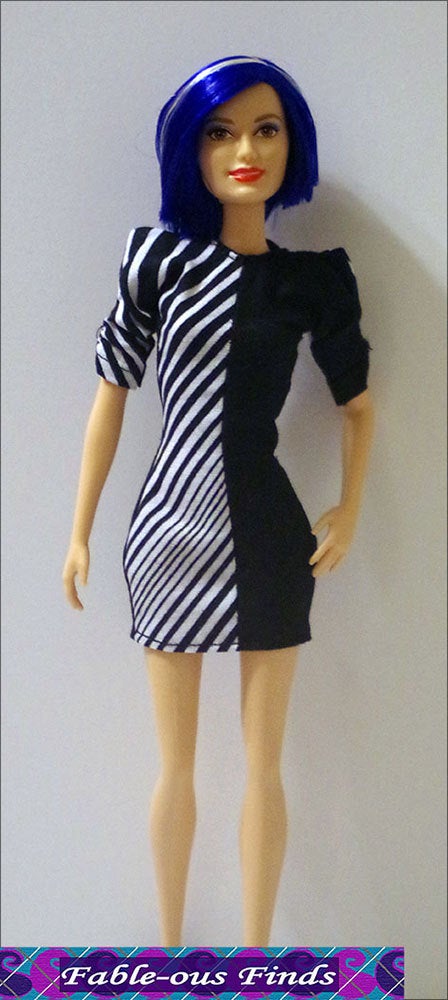 80's Chic Center Seam Sheath Dress Front View