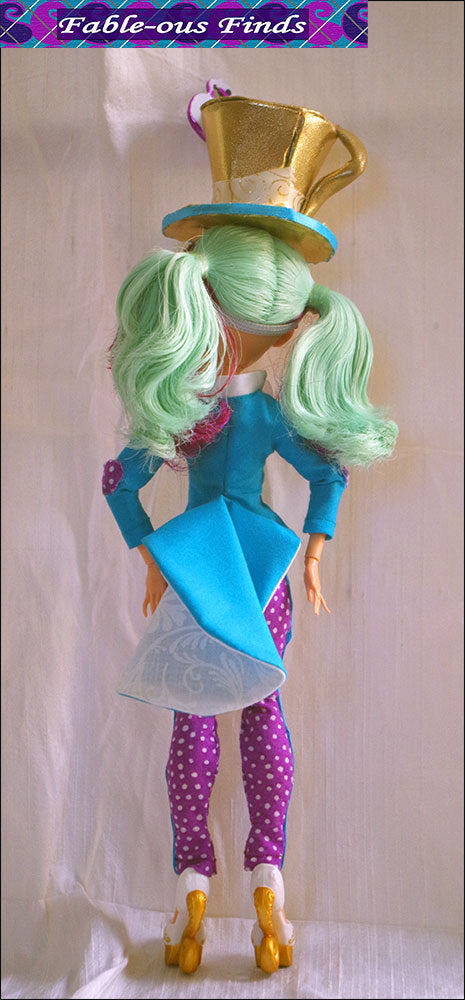 Mad Bazaar Jacket, Pants, and Top Hat Back View